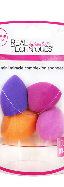 Real Techniques Four Mini Miracle Complexion Sponges Real Techniques Four Mini Miracle Complexion Sponges